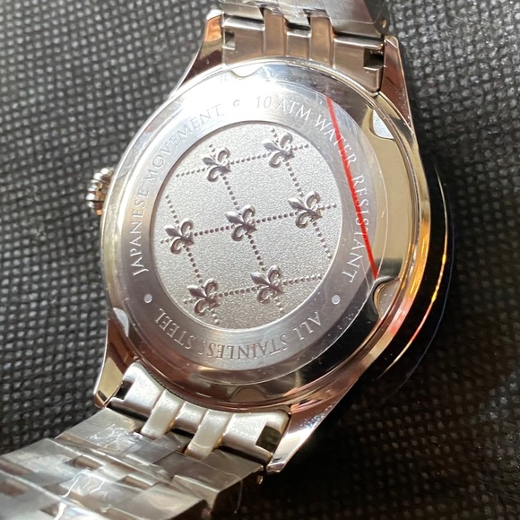 Villandry Acier Noir Et Blanc Watch NIB - Picture 4 of 7